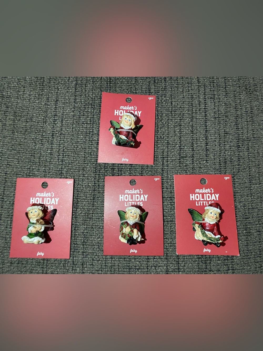 Makers Holiday Littles Christmas Fairy Ornaments